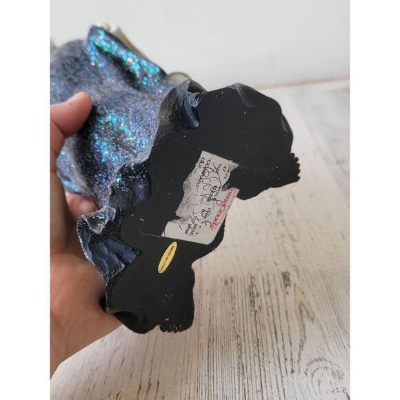 Trick or treat skeleton AS IS glitter Halloween candy corn - Picture 8 of 8